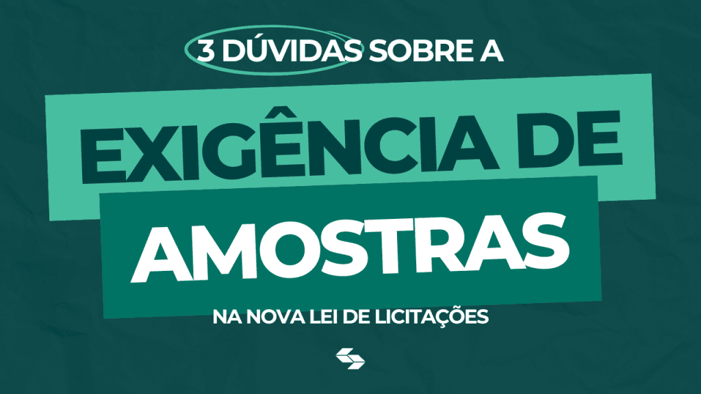 duvidas exigencia de amostra